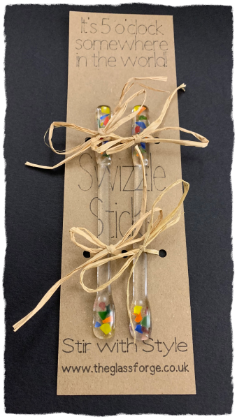 Swizzle Stick - Drink Stirrers -  Confetti