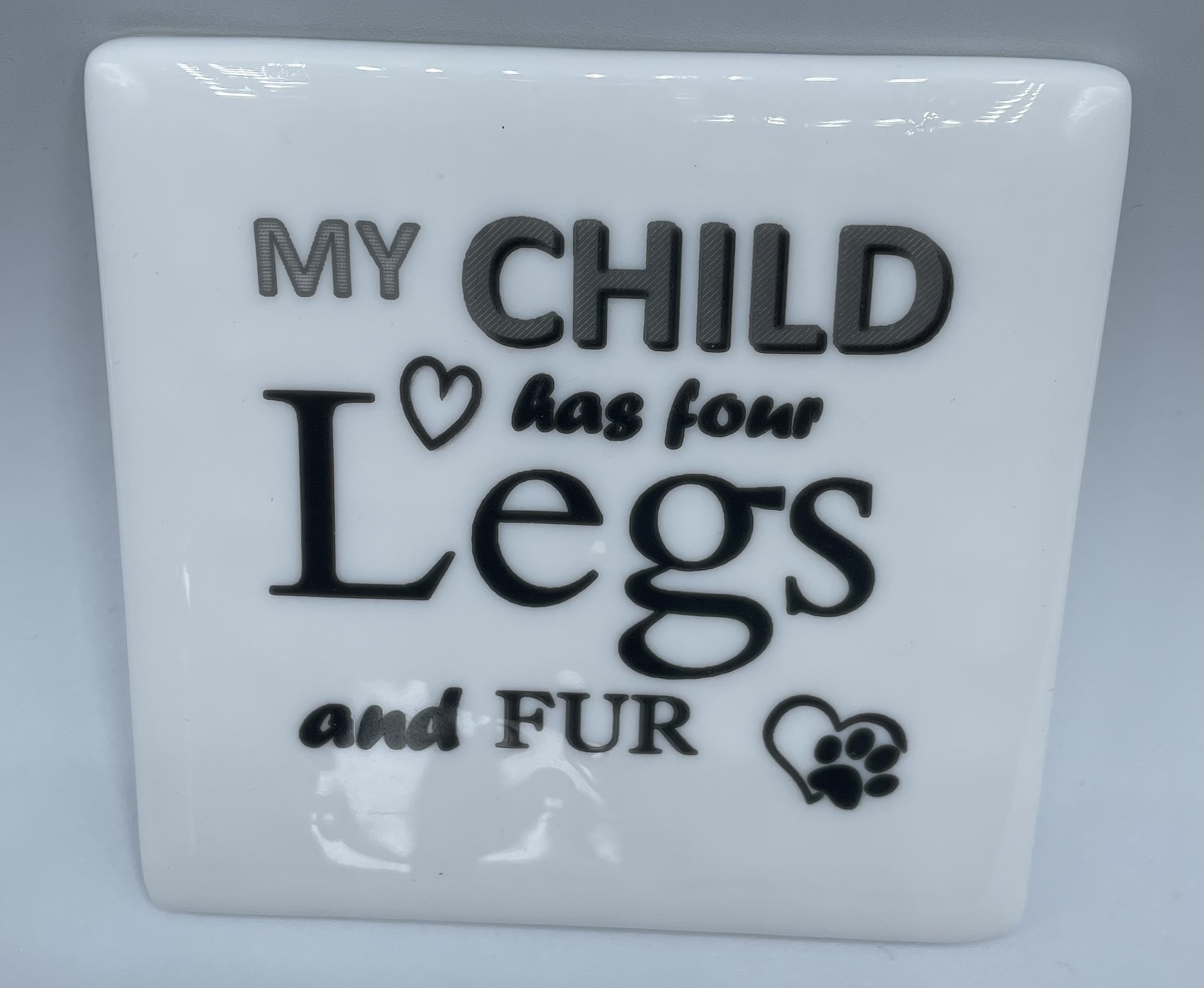 Fused Glass Animal Coaster